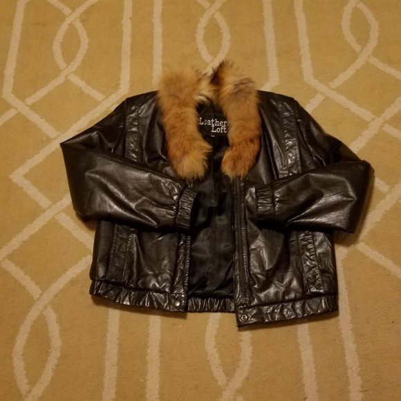 Leather Loft Vintage women's jacket size 9/10 - Picture 5 of 11